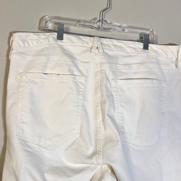 Good American Good Legs Light Compression Denim Jeans Size 20 Cloud White Plus - Picture 4 of 10